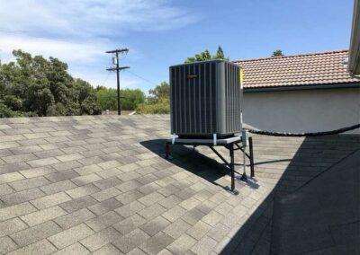 AC Unit Roof Top Installation