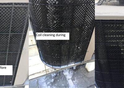 Cleaning Condenser Coil - Air Conditioner Maintenance