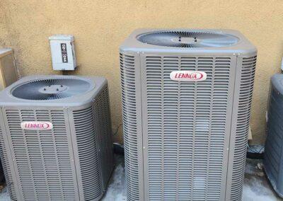 Hotel heat pump system installation