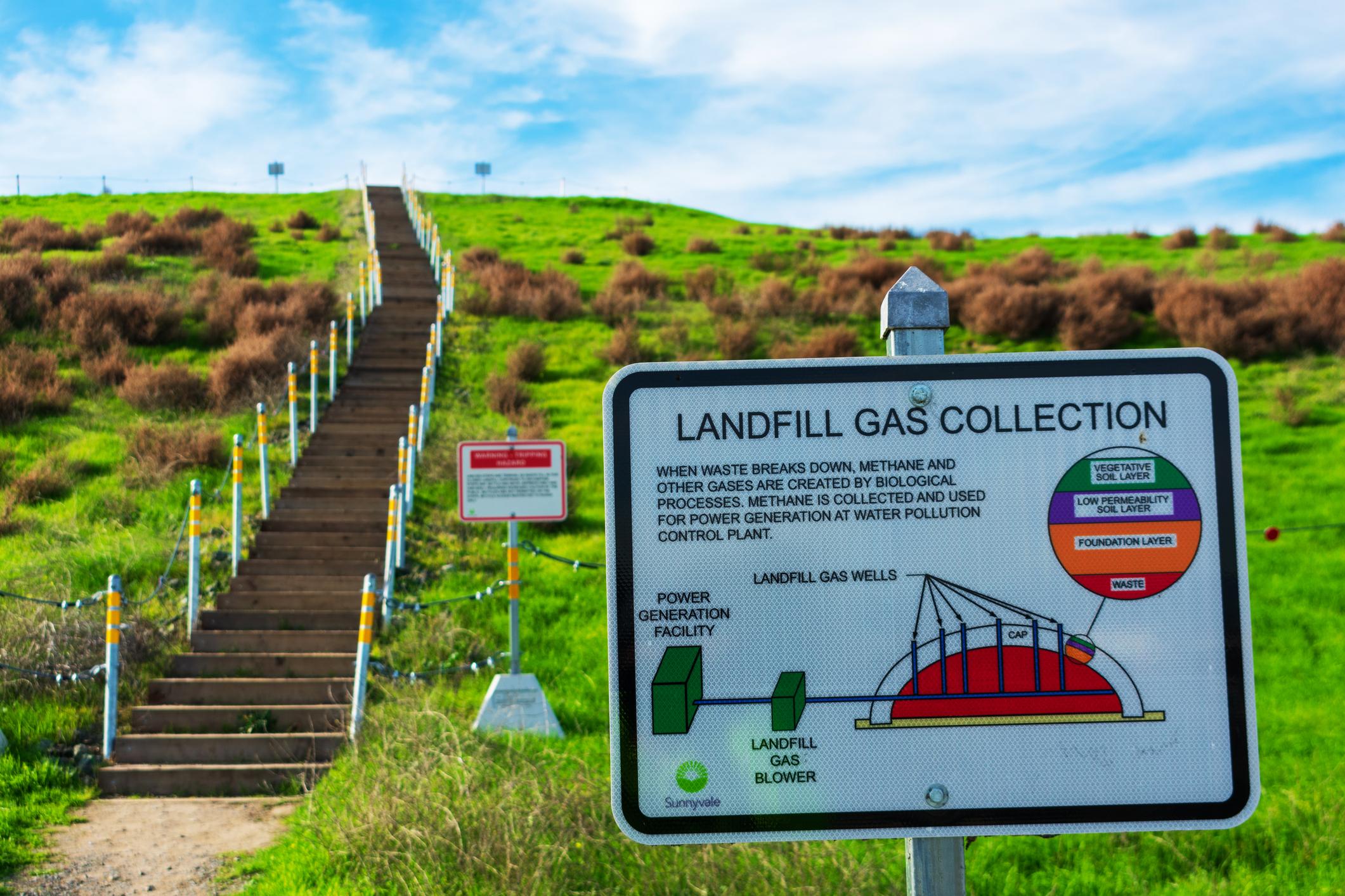 turning landfill into green energy in California 