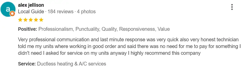 AC Service Review - jellison