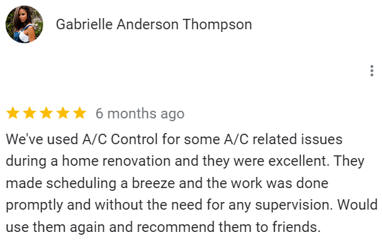 A/C Repair Review - Thompson